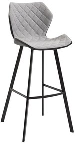 Бар стол Vadin-Gray light  (2 τεμάχια)