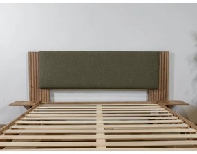 Зелено двойно легло с включена подматрачна рамка 160x200 cm Lior – Bobochic Paris