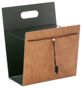 Стойка за списания от метал и еко кожа Bull M – LIND DNA