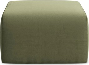 Зелена кадифена табуретка Lani – Makamii