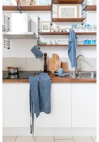 Синя памучна кухненска ръкавица - Tiseco Home Studio