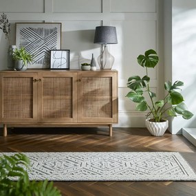 Сива пътека от шенил подходяща за пране 60x240 cm Jaipur – Flair Rugs