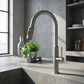 Смесител за кухня Rea Master Brush NickelL