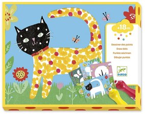 Djeco - Комплект за оцветяване Small dots DJ09887