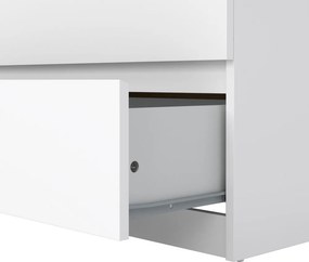 Бял скрин 154x76x50 cm Naia – Tvilum