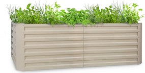 Blumfeldt High Grow Straight повдигната градинска леха 200x60x100см 1200л стомана