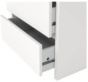 Бяло нощно шкафче Next – Tvilum