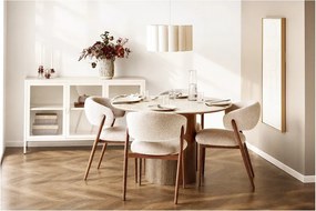 Кръгла трапезна маса с керамичен плот ø 120 cm Delphi – House Nordic