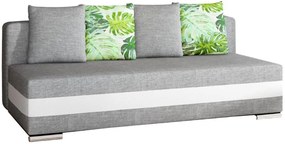 Разтегателен диван Zenia-Gray - White