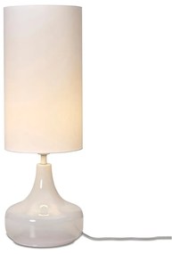 Бяла настолна лампа с текстилен абажур (височина 75 cm) Reykjavik – it's about RoMi