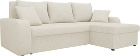 Ъглов диван Kris-бял