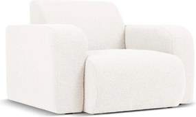 Бял фотьойл от плат букле Molino - Micadoni Home