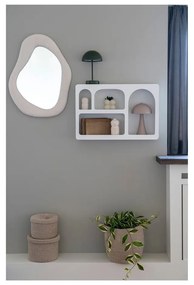 Бял стенен рафт на няколко нива 60 cm Bryne – House Nordic