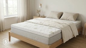 Топ матрак Sleepy, Aloe Comfort7 см - РАЗОПАКОВАН, 90x190x7, Твърд, Eластична пяна