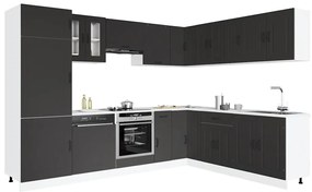 3314972 vidaXL Комплект кухненски шкафове от 14 части Kalmar, инженерно дърво