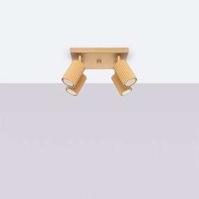 Прожектор в златист цвят 25x25 cm Gleam – Sollux