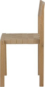 Трапезен стол за подреждане от масивен дъб в естествен цвят Toli – noo.ma