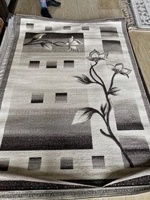 Стилен килим за хол с шарка на цветя Ширина: 80 см | Дължина: 150 см