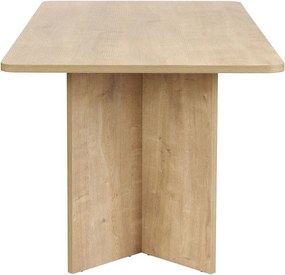 Трапезна маса от декор от дъб 90x180 cm Linza – Kalune Design