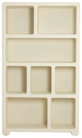 Бежов шкаф за книги 110x190 cm Nahua - Light &amp; Living