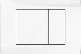 Mexen Fenix Air 01 пневматичен бутон за изплакване, бял гланц - 6A0100