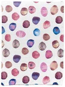 Бяло муселиново бебешко одеяло 75x100 cm Shells – Mijolnir