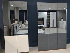гардероб с три врати ZETT2MDF 134 сиво