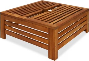 Капак за стойка за чадър от акациево дърво 62 x 62 x 26 cm