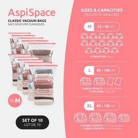 Вакуумни торбички в комплект от 10 бр. Space M - Compactor