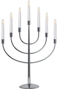 Коледна светлинна украса за контакт в сребрист цвят Titus – Star Trading