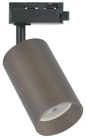 Точково осветително тяло за 1-фазна шинна система PIPE 1xGU10/10W/230V кафяво