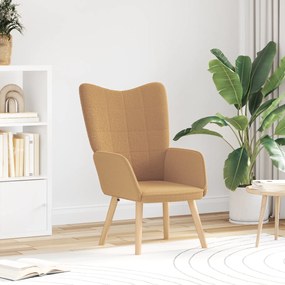 Sonata H Relaxing Chair Бежов къдрав подобен на вълна плат