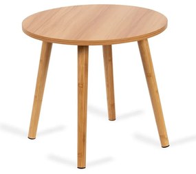 Кръгли масички за кафе в комплект от 2 бр. в естествен цвят ø 60 cm Luke – Bonami Essentials