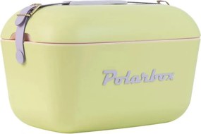 Хладилна чанта Polarbox Pop, 20 литра, AIRPOP полистирол, 5-15C до 24 часа, Зелен/Лилав