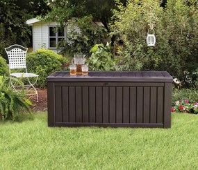 Кафява градинска кутия ROCKWOOD 570 L