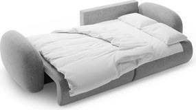 Светлосив шенилов сгъваем/с място за съхранение ъглов диван Tonale – Cosmopolitan Design