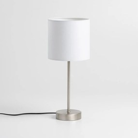 LED настолна лампа 1xE14/5W/230V бяла/матов хром