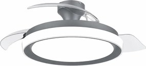 Philips - LED димируема таванна лампа с вентилатор BLISS LED/35W/230V черна + дистанционно