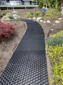 Екологична настилка PP TERRA Dark Green 580x510 mm, тъмно зелен