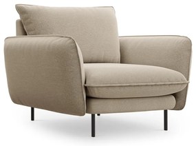 Кресло от бежово кадифе Vienna - Cosmopolitan Design