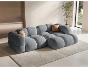 Сив ъглов диван (десен ъгъл) Loretto – Cosmopolitan Design