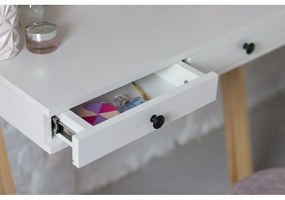 Бяла стойка с работен плот и чекмедже Leno - Ragaba