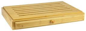 Horecano - Дървена дъска за хляб с улей и чекмедже за трохи 32x52x7см FAIA (AL-07A)
