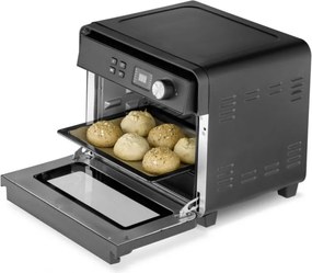 Мултифункционална Air Fryer фурна Caso AirFry Chef 1700, 1700W, 22 л, 12 програми, 40-230°C, Таймер, Осветление, Сушене, Черен