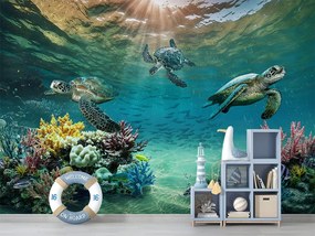 Фототапет Морски свят с костенурки