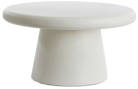 Бяла кръгла масичка за кафе ø 70 cm Kulona – Light &amp; Living