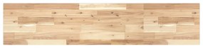 3279383 vidaXL Плаващ рафт 140x30x2 см необработено масивно дърво акация