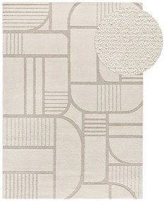 Кремав килим 120x170 cm Snowy – Universal