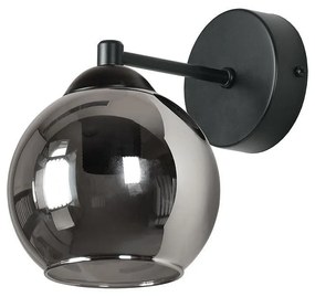 Аплик КОМПАС G, черен/сив, 1xE27