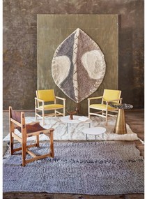 Бял ръчно изработен вълнен килим подходящ за пране 170x240 cm Enkang Ivory – Lorena Canals